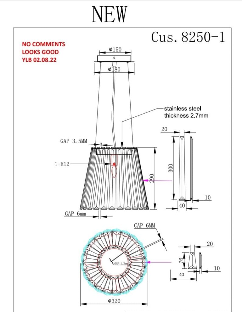 Technical drawing of a mechanical part with dimensions and annotations.
